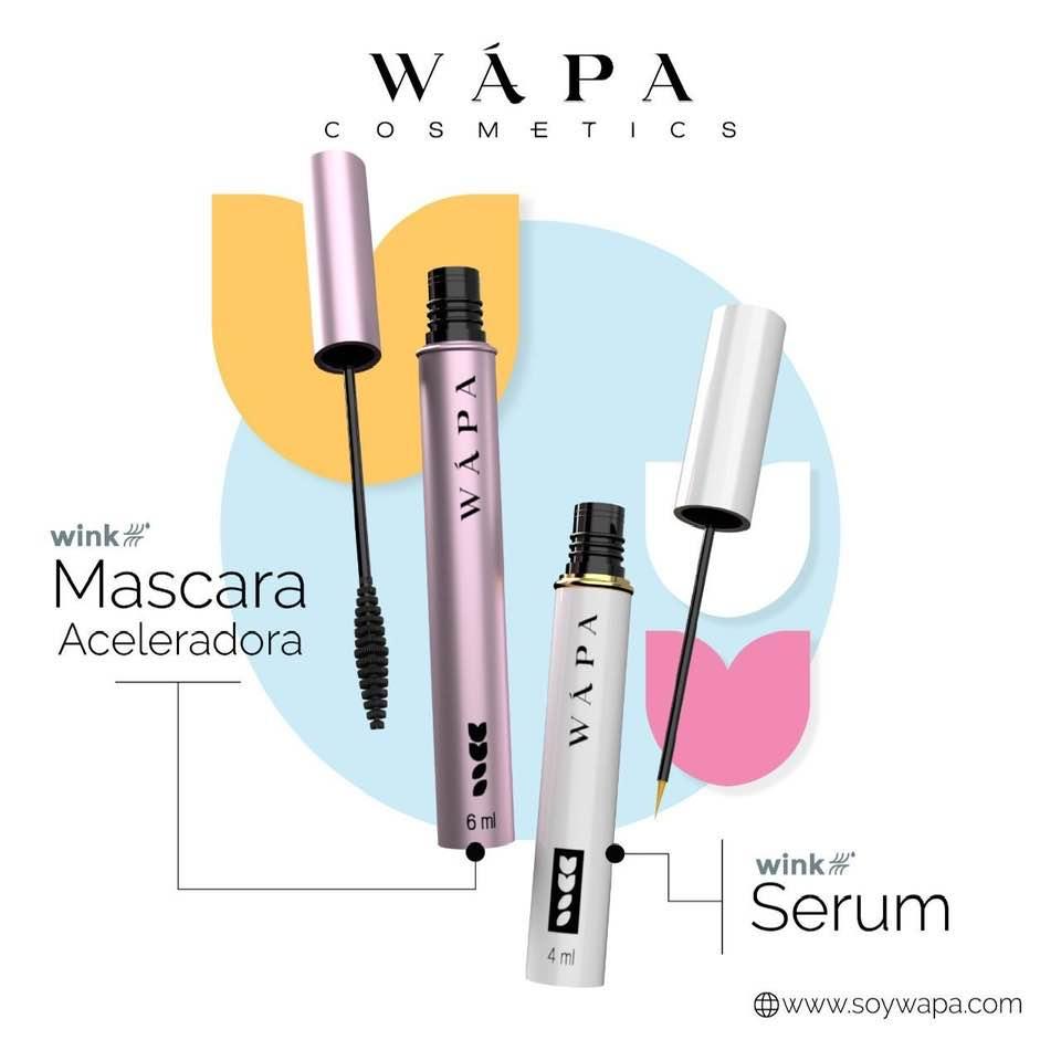 Wink Serum; crecimiento de pestañas y cejas - Wápa Cosmetics